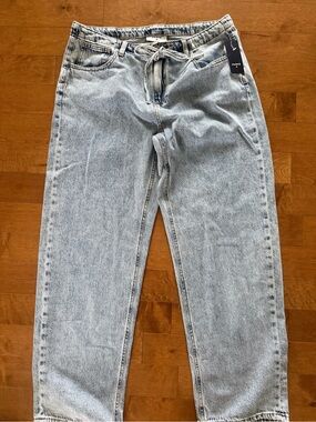 PARKE X TARGET Relaxed Light Blue Women's Jeans with Drawstring Waist